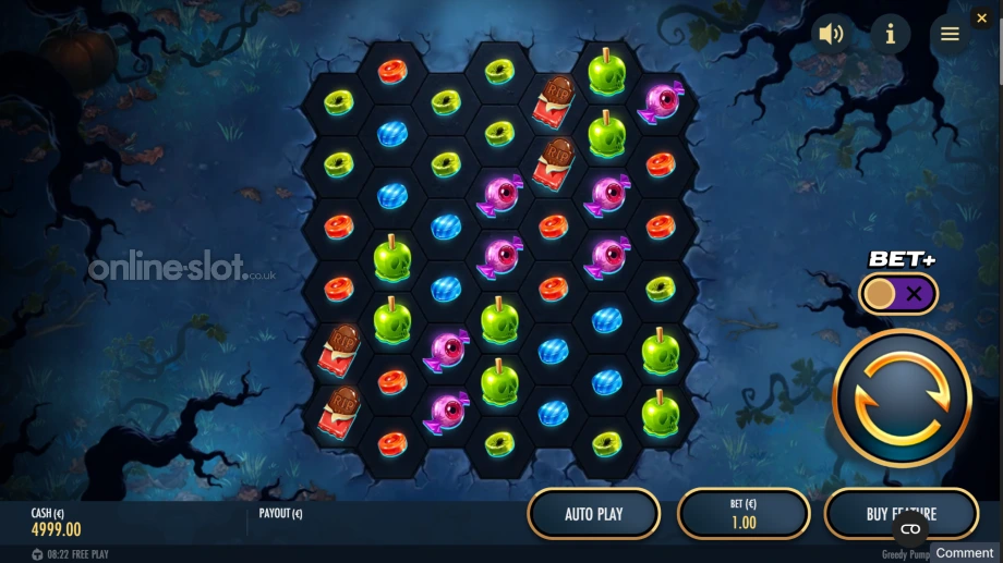greedy pumpking slot base game