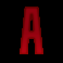 judgemental letter a symbol