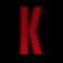 judgemental letter k symbol