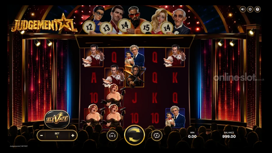 judgemental slot base game