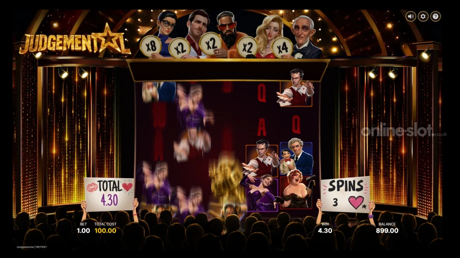 judgemental slot free spins