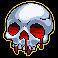 le vampire bloody skull symbol