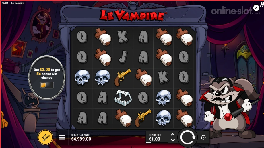 le vampire slot base game