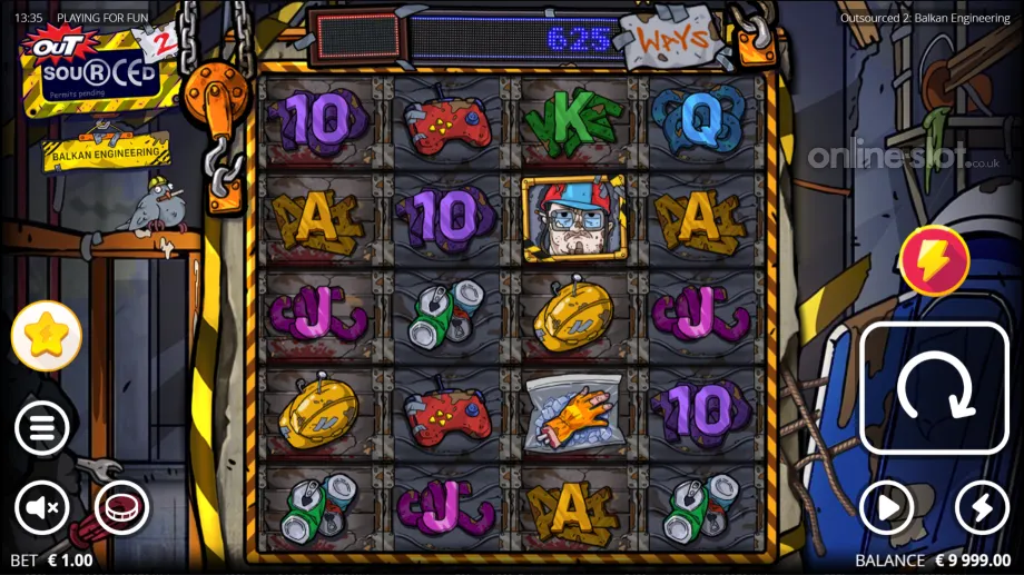 outsourced 2 slot base game