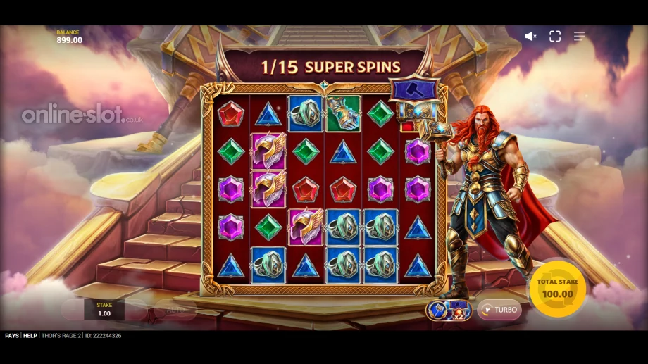 thors rage 2 slot free spins