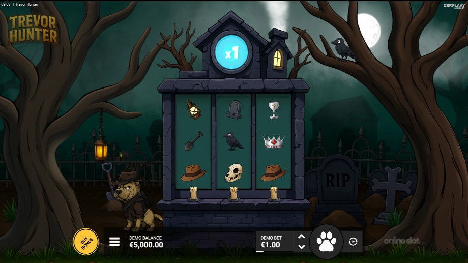 trevor hunter slot base game