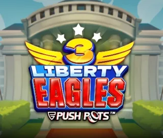 3 liberty eagles slot logo