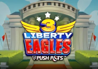 3 liberty eagles slot logo