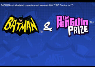 batman and the pegnuin prize slot logo