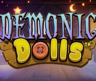 demonic dolls slot logo