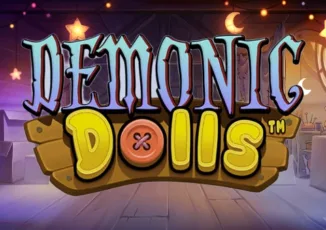 demonic dolls slot logo