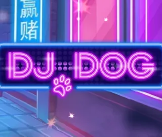 dj dog slot logo