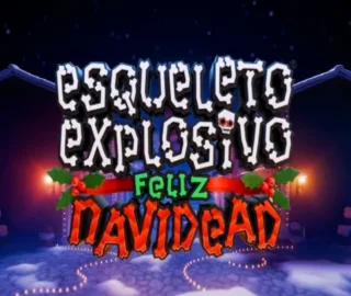 Esqueleto Explosivo Feliz Navidead logo Image