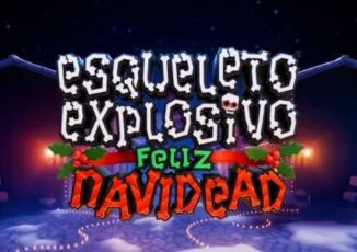 Esqueleto Explosivo Feliz Navidead logo Image