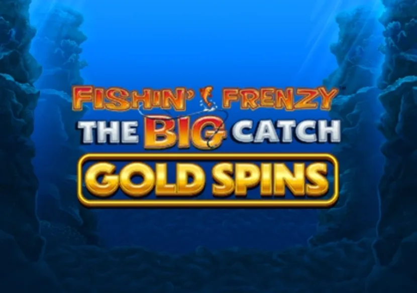 Logo image for Fishin frenzy the big catch gold spins