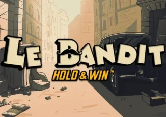 le bandit hold and win slot logo