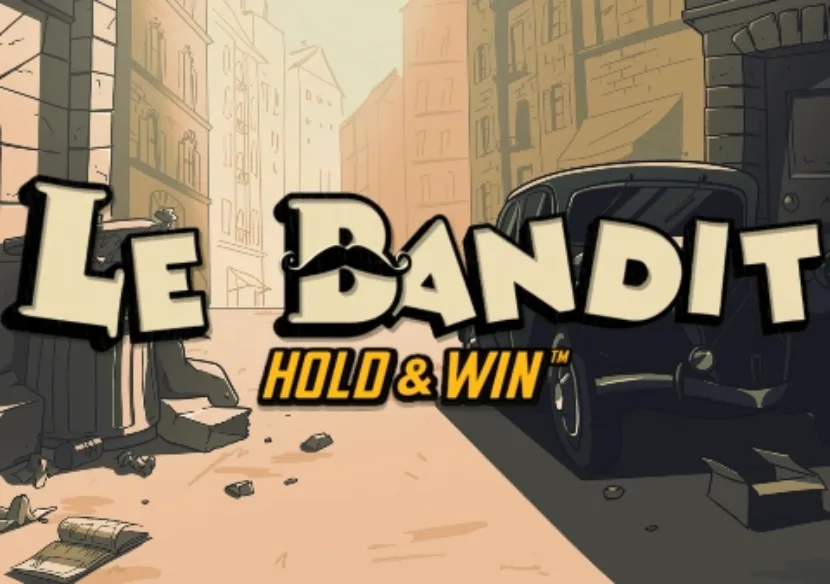 le bandit hold and win slot logo
