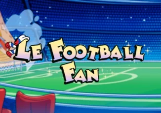 le football fan slot logo