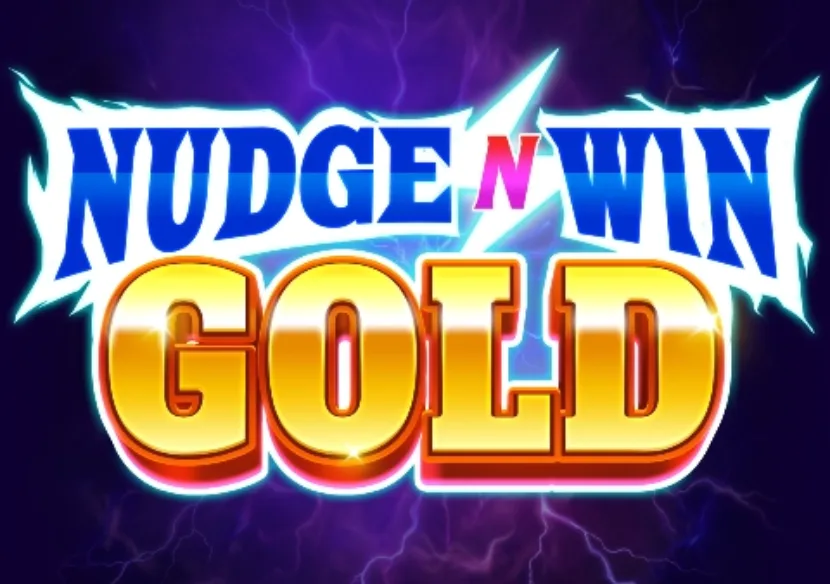nudge n win gold slot logo