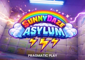 sunnydaze asylum slot logo